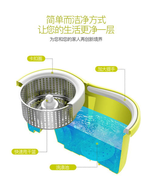 正品太太樂旋轉拖把 五年包換承諾，三頭煥新體驗